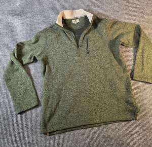 Woolrich Men's Sweater Size LARGE Long Sleeve Olive Green